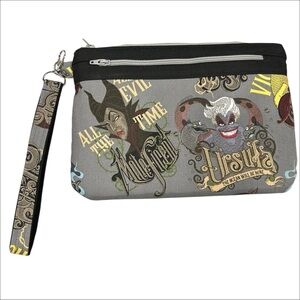Disney Villians Wristlet with Pockets Handmade Brand New